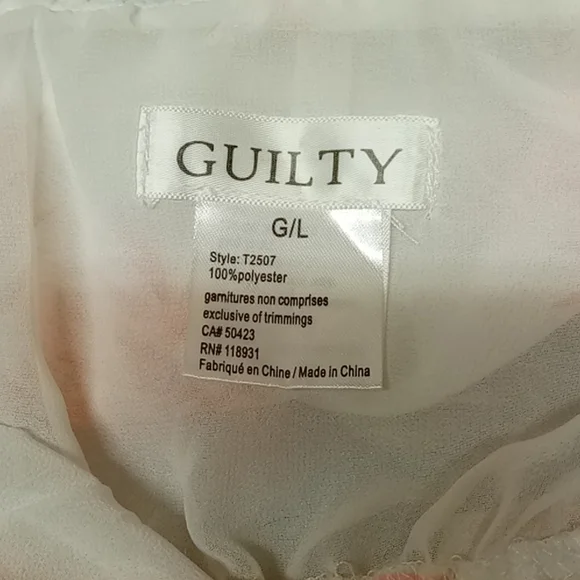 Guilty brand lightweight layered tank top blouse - Picture 3 of 3